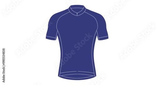 Blue Cycling Jersey Shirt for Athletes.