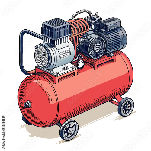 Stunning Bold Stroke Compressor Air Machine Professional Photo