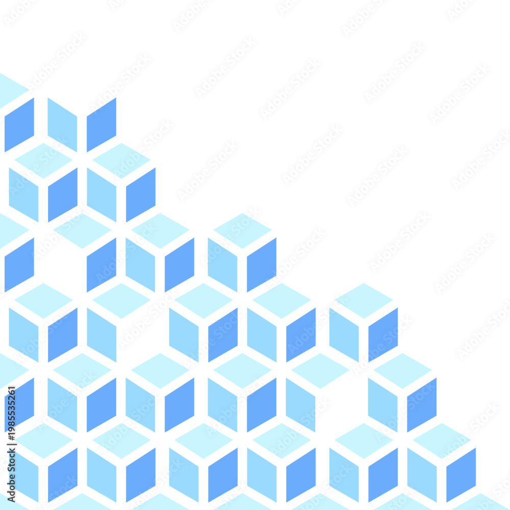 Obraz premium Abstract Geometric Cube