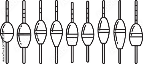 Collection of antique keys with intricate bow designs and long shafts Vector