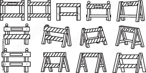 A collection of classic wooden chairs with various designs and styles Vector
