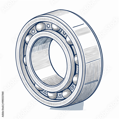 Bold Stroke Mechanical Bearings Component Professional Photo Ideal for Marketing