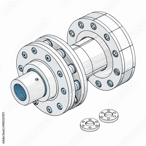 Featuring Bold Stroke Mechanical Coupling System Vibrant Creative Visual