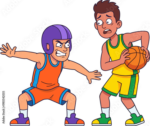 Basketball Player Illustration