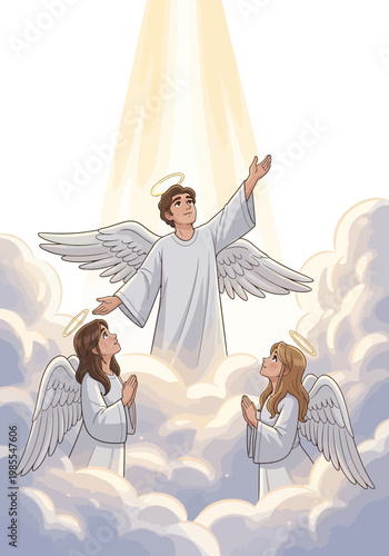 Angel Heaven Cloud Formation.