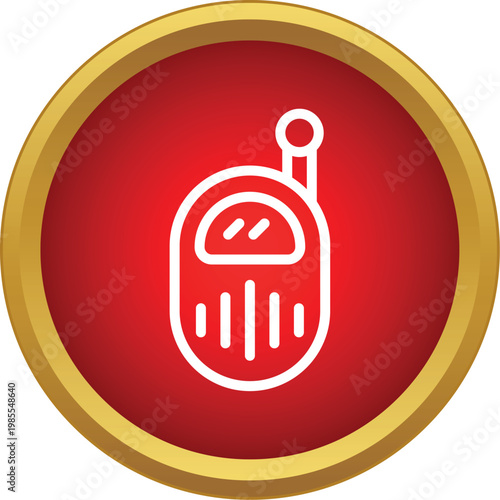 Baby monitor or walkie talkie icon representing parental communication