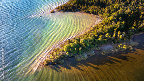 Fotografie Te Anau Aerial Landscape, New Zealand
