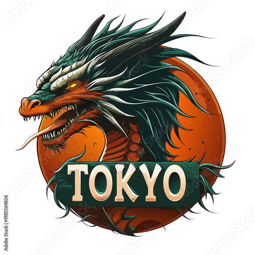 logo drago con scritta 