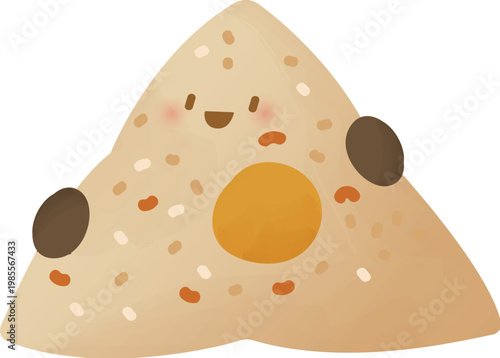 Stuffed glutinous rice dumpling