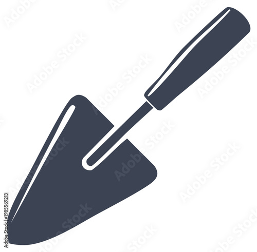 Illustration of Trowel Tool for Gardening and Planting on White Background