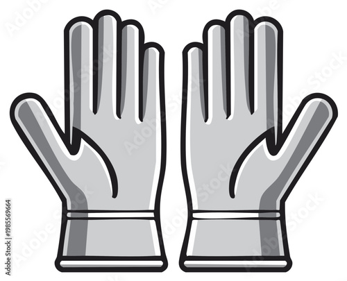 Paired Protective Gloves: Handwear for Safety, Security, and Occupational Hygiene, Cleanliness, and Sanitary Practices