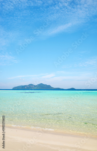 Beach on Sibuan Island, Sabah, Borneo, Malaysia.