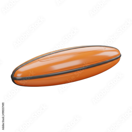 orange wireless mouse
