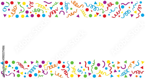 Colorful Party Streamers and Decorations.