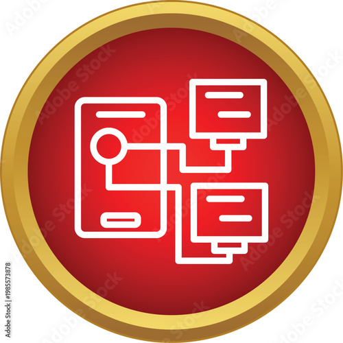 Smartphone sharing data and synchronizing with connected server systems