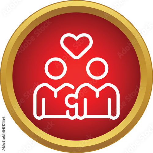 Two outline figures with interlocking puzzle pieces representing love and compatibility