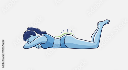 Woman receiving acupuncture treatment on her back for relief