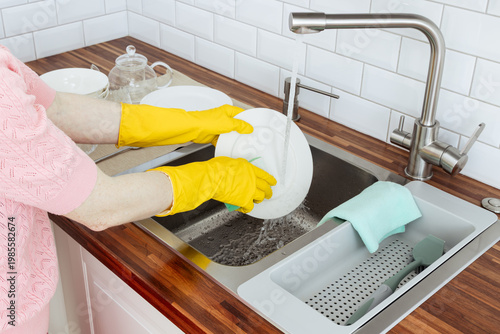 Sink in the kitchen