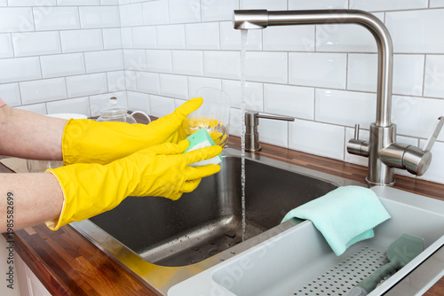 Sink in the kitchen