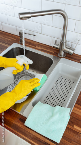 Sink in the kitchen