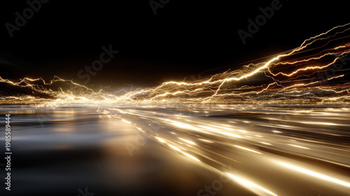 Speed action movement lightning digital AI new