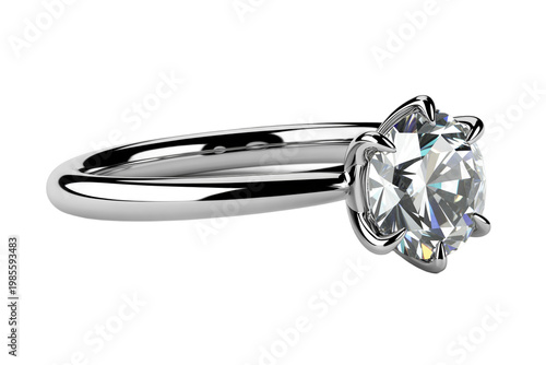 A close-up view of a diamond ring on a black background