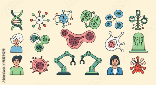 This simple illustration of two faces offers a clean and modern aesthetic. Ideal for representing diversity, connection, or human resources concepts i