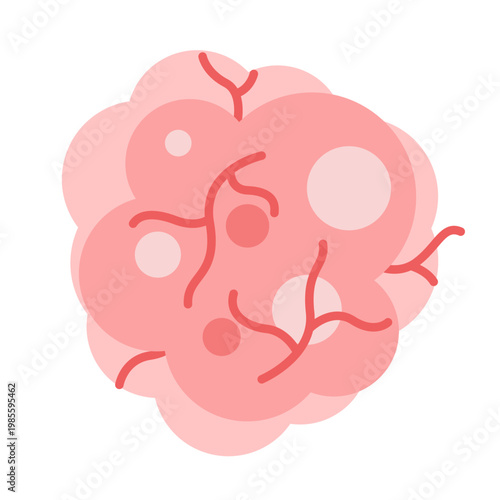 cancer tumor cell developing concept