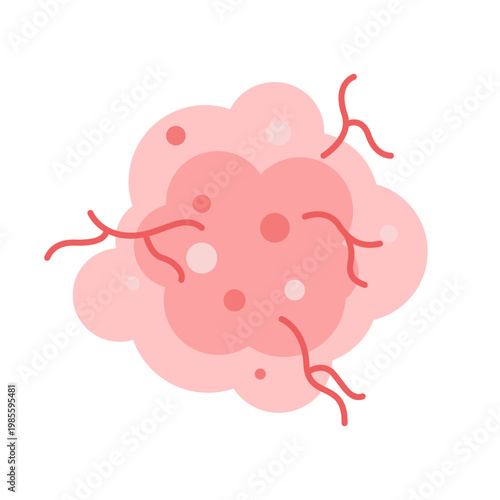 cancer tumor cell developing concept