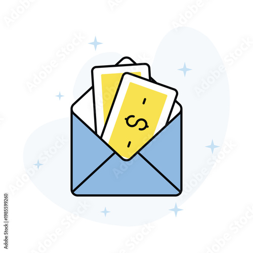 Money Envelope Vector Fill outline Icons Eps 10 File