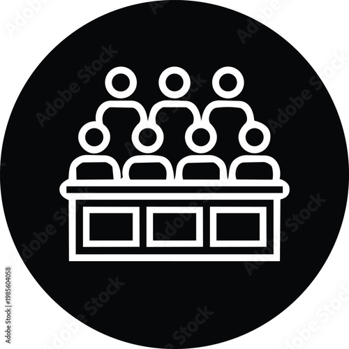 Legal witness filled style icon