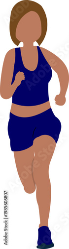 People Running Illustration