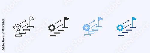 Challenge Icon Set Multistyle Various Collection Element For Design