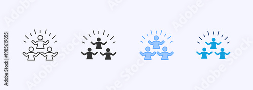 Empowerment Icon Set Multistyle Various Collection Element For Design