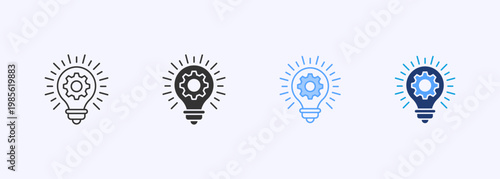 Innovation Icon Set Multistyle Various Collection Element For Design