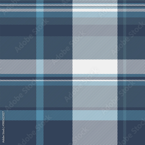 Golf pattern check plaid, royalty background texture fabric. Mockup vector textile seamless tartan in cyan and blue colors.