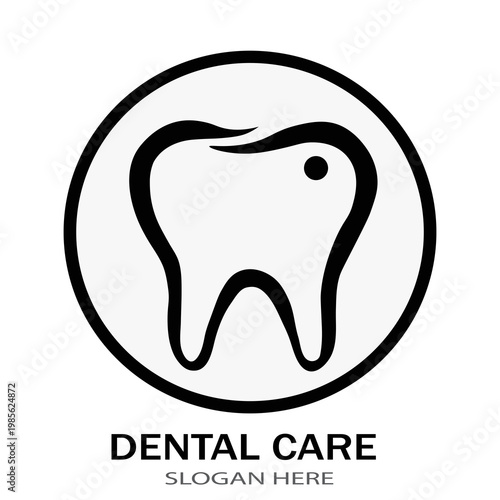 tooth icon vector