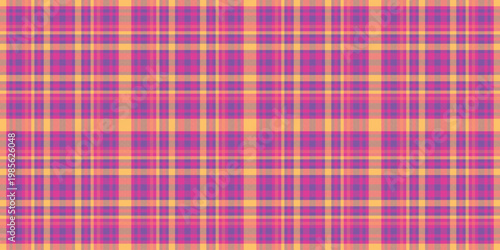 Rectangle pattern vector check, top texture seamless fabric. Flow tartan background textile plaid in pink and violet colors.