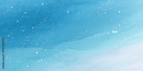 Soft Blue Watercolor Texture With White Sparkles And Gentle Light Effects