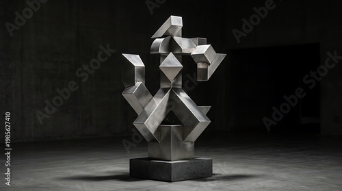Interlocking shapes forming a stable structure symbolizing family strength.