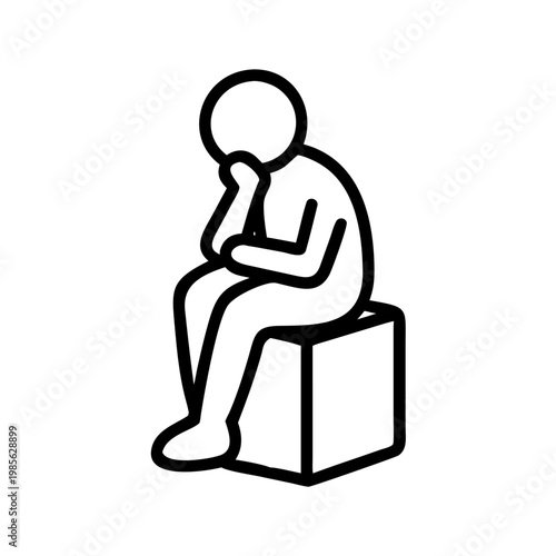 3D cartoon character of a successful businessman sitting at an office desk with a laptop icon and business people silhouette symbols for professional work concepts