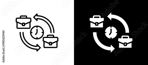Career Change lineglyph icon