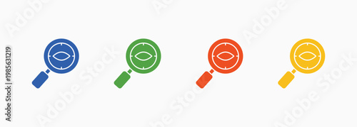 Transparancy Icon Set Color Multiple Style Collection Element For Design