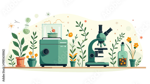 A minimalist illustration of a potted plant on a shelf, evoking feelings of tranquility and growth. Ideal for website backgrounds, social media, or de