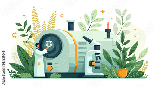 A clean and modern illustration of lush green leaves. Ideal for conveying themes of nature, growth, or a fresh, vibrant aesthetic in website design or