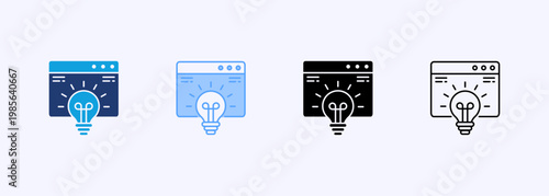 Smart Web Solution Icon Set Multistyle Various Collection Element For Design