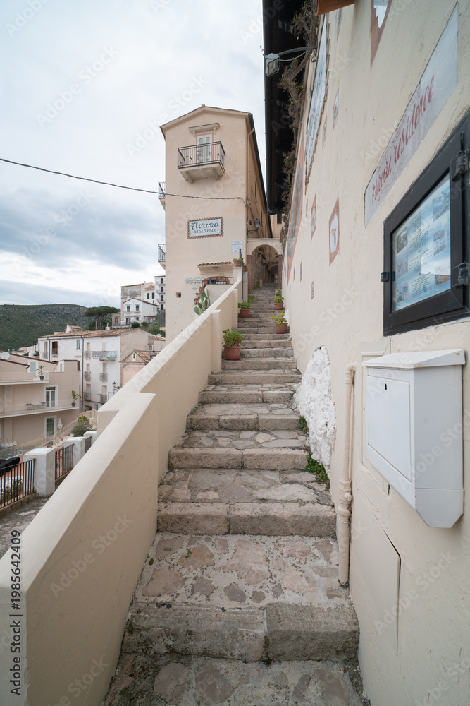 Fototapeta premium Sperlonga, coastal town in the province of Latina, Italy