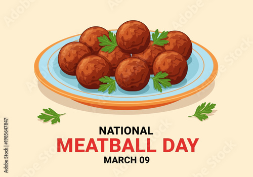 National meatball day graphic