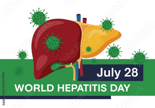 World hepatitis day awareness graphic