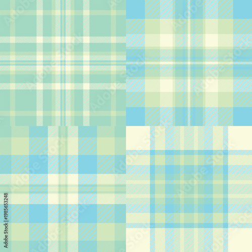 Decorative plaid bundle built for sofas and upholstered furniture. Suitable for covers, armchair wraps, and decorative seating. Seamless tartan repeats avoid breaks.